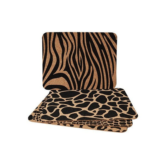 Cork Placemats with Jungle Print
