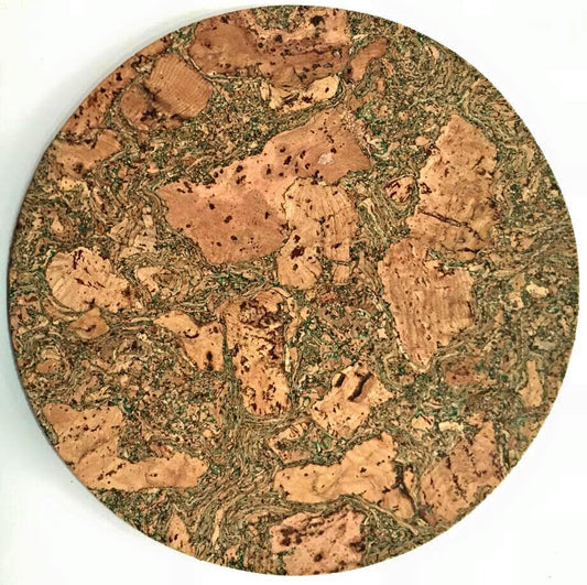 Decorative Cork Round Trivet - 7.8"