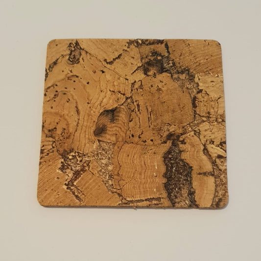 Decorative Cork Square Trivet - 7.9"